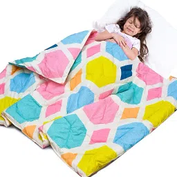 COZY FURNISH Reversible Kids Comforter Blanket Quilt | Super Soft, All-Season | 150 GSM | 0-8 Years | 60x45 Inches for Kids | Summer & Winter Blanket for Kid Boys & Girls image 1