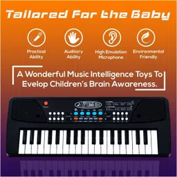 a r enterprises 37 Key Piano Keyboard Toy with DC Power Option, Mic and Recording image 2