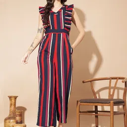 slenor Striped Women Jumpsuit-picture-25