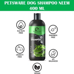 petsware Herbal Neem Dog Shampoo 400ml | Puppy Safe Shampoo Allergy Relief, Anti-fungal, Anti-itching, Anti-parasitic, Conditioning, Flea and Tick NEEM Dog Shampoo image 5