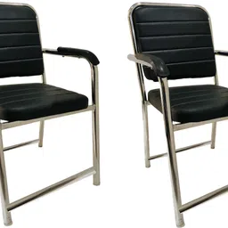 kithania OFFICE EXECUTIVE HEAVY STUDY HOME VISITOR WITH ARMS ,EXTRA BACK SUPPORT Leather Office Visitor Chair-picture-27