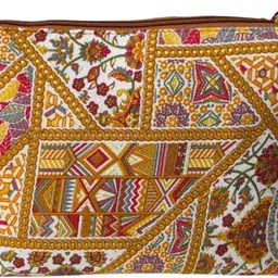 mas navi Yellow, White Women Sling Bag Trendy|Specious|Party|Casual Sling Bag for Women's,Best Quality image 3