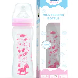 cadle baby Feeding Bottle Wide Mouth Pink Color 240 ML - 240 ml-picture-12