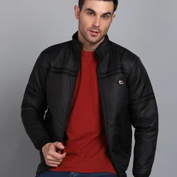 podge Men Striped Quilted Jacket image 4