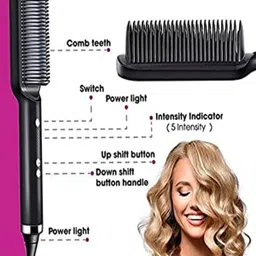 frinzoo Frizz Control Hair Straightening Comb for Daily Use image 5