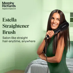 Morphy Richards ESTELLA Estella Compact & Travel Friendly | 360 Degree Swivel Cord | 5 temperature Hair Straightener Brush image 2