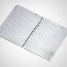 write on white POLKA DOT PATTERN SPIRAL COMBO OF 2 A4 Notebook RULLED 300 Pages image 5