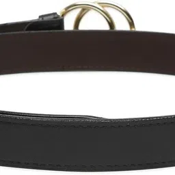 icongadget Women Casual Black Artificial Leather Belt image 2