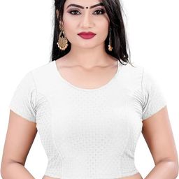 pt priyanka textiles Round Neck Women Blouse-picture-45