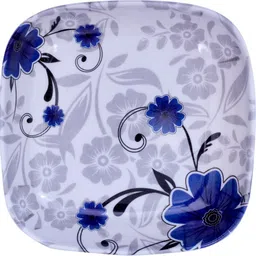 feast Melamine Square Model (706) 6 Inch Snacks Pate set 12 pcs Quarter Plate image 2