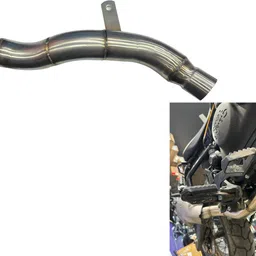 acube mart 1 himalayan bend pipe, 1 himalayan bike exhaust Combo image 5