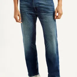 Levis Men Classic Relaxed Fit Mid-Rise Light Fade Stretchable Jeans-image-17