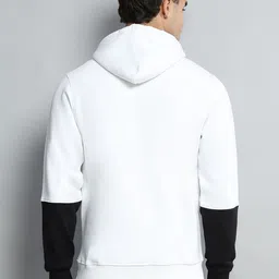 Cloak & Decker Men Colourblocked Hooded Sweatshirt image 5