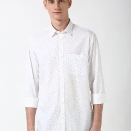 Peter England Casuals Men Slim Fit Floral Opaque Printed Casual Shirt-image-21