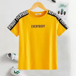 Dagcros Boys Yellow Tshirts image 1