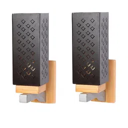 SOMIL Black Glass Cylinder Printed Wall Lamps-picture-28