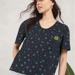 MACK JONNEY Women Graphic Printed Round Neck Cotton Oversized T-shirt-picture-31