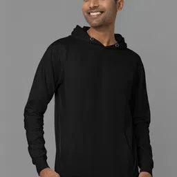 HERE&NOW Men Printed Hooded Sweatshirt image 4