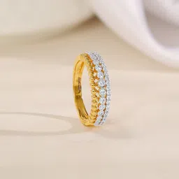 GIVA Women Gold Forever Glint Diamond Ring 3.55g-picture-42