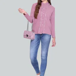 Gouri Women Embroidered Woollen Cardigan-picture-33