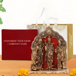 INTERNATIONAL GIFT Brown Ram Darbar Hanuman Sita Laxman Religious Idol Showpiece-picture-39