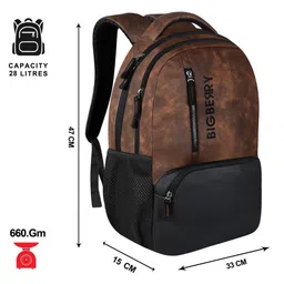 BIGBERRY Men Colourblocked Backpack image 3