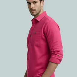 Vida Loca Shirt Collar Roll-Up Sleeves Short Kurta image 3