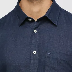 Basics Men Slim Fit Opaque Casual Shirt image 3