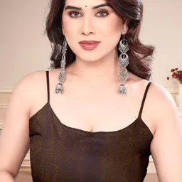 BilloRani Floral Printed Pure Chiffon Saree With Blouse Piece image 5