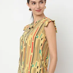 NOT SO PINK Printed Cap Sleeve Top image 5