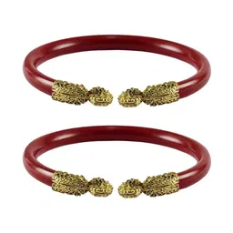 Vidhya Kangan Set Of 2 Gold-Plated Plus-Size Bangle-picture-24
