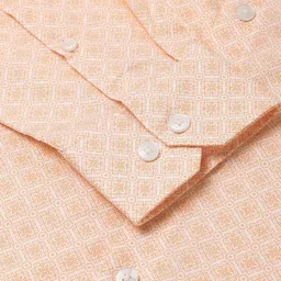 Allen Solly Micro Ditsy Printed Spread Collar Slim Fit Pure Cotton Casual Shirt image 5