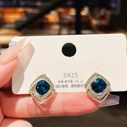 Celestria Contemporary Studs Earrings-image-58