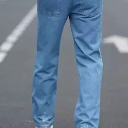 LINARIA Men Classic Regular Fit Mid-Rise Highly Distressed Non StretchableJeans image 4