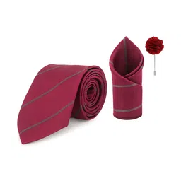 TADWILL Men Striped Broad Tie image 5