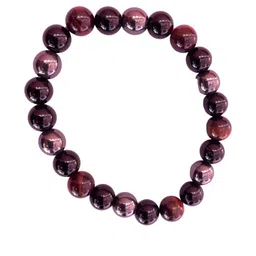Apnisanskriti Unisex Hematite Red Tiger Eye Black Onyx Stone Bracelet-picture-13