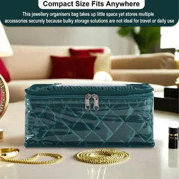 HOMESTIC Green Set of 1 Regular Jewellery Organiser Organisers image 5