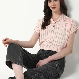 SHOWOFFFF Striped Crop Top-picture-19