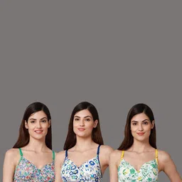 Samvar Multi Cotton Non-Wired Non Padded Minimizer Bra image 5