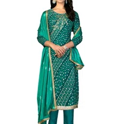 Maroosh Bandhani Printed Unstitched Dress Material-picture-12