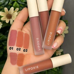 lipoxie Mini Matte Lipstick Combo Set | 4 Nude Shades | Waterproof & Kiss-Proof-picture-22
