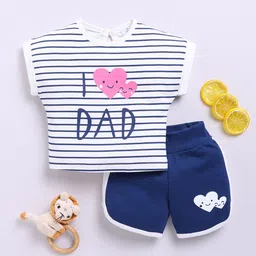 YK X Tinyo Girls Printed Pure Cotton Top with Shorts-image-2