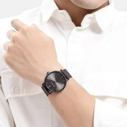 Mast & Harbour Men Bracelet Style Straps Analogue Watch UT-A8661BLK-picture-20