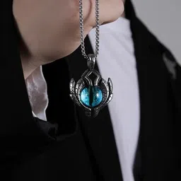 kazare Rhodium-Plated Quirky Pendants with Chains image 4