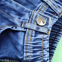 V-Mart Boys Regular Fit Mid-Rise Light Fade Stretchable Jeans image 2