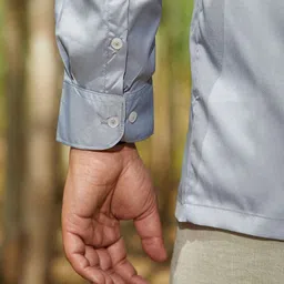 Instafab Plus Size Comfort Cuban Collar Cotton Relaxed Fit Casual Shirt image 4