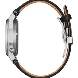 Citizen Men Textured Dial & Leather Straps Analogue Watch NK5010-01H image 2