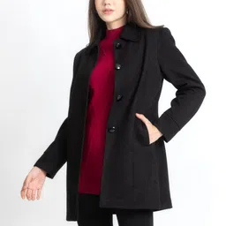 SHAYE Women Single-Breasted Overcoat image 5