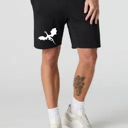FABSTIEVE Men Printed Regular Fit Low-Rise Cotton Shorts-picture-17