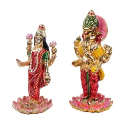 JY Gold-Toned Religious Idol Showpiece image 5